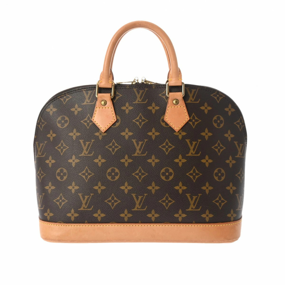 LOUIS VUITTON Monogram Alma Brown Canvas Handbag